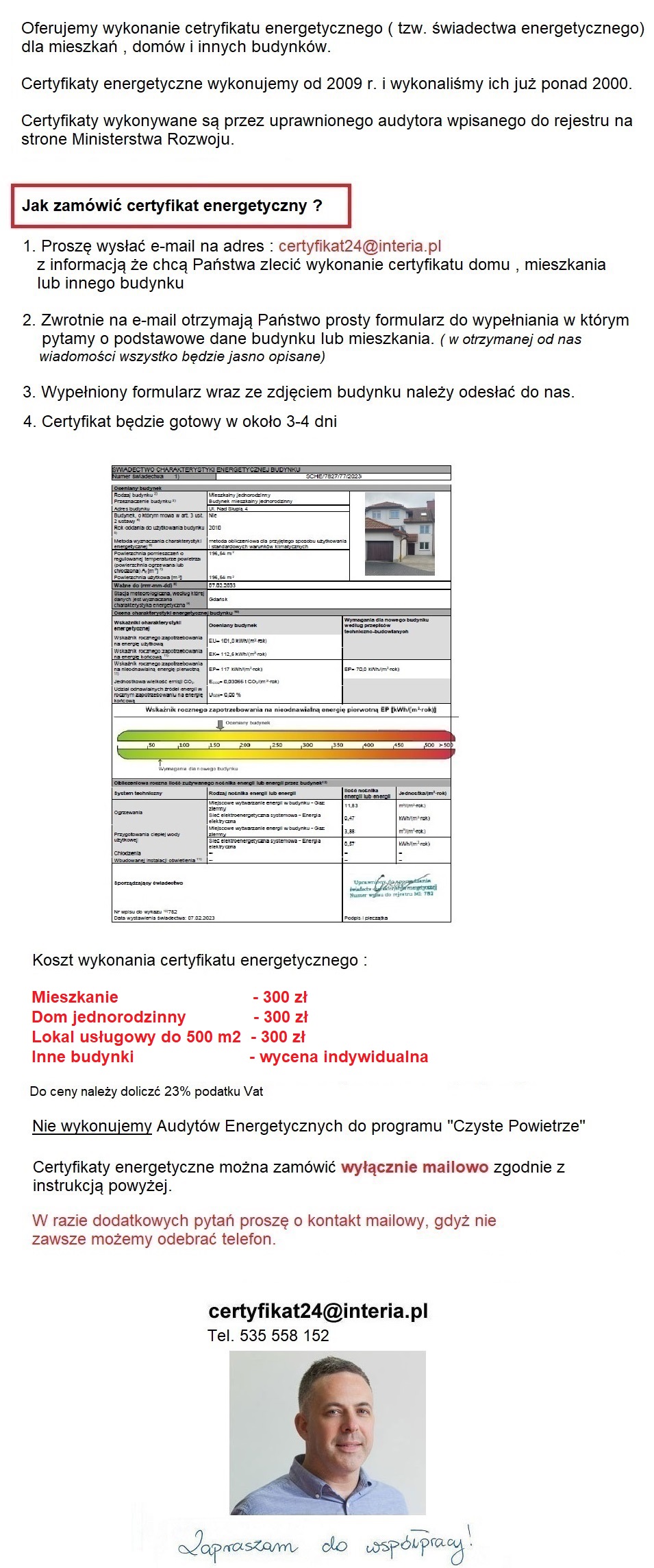 Swiadectwa energetyczne domow audyty energetyczne Świeradów-Zdrój